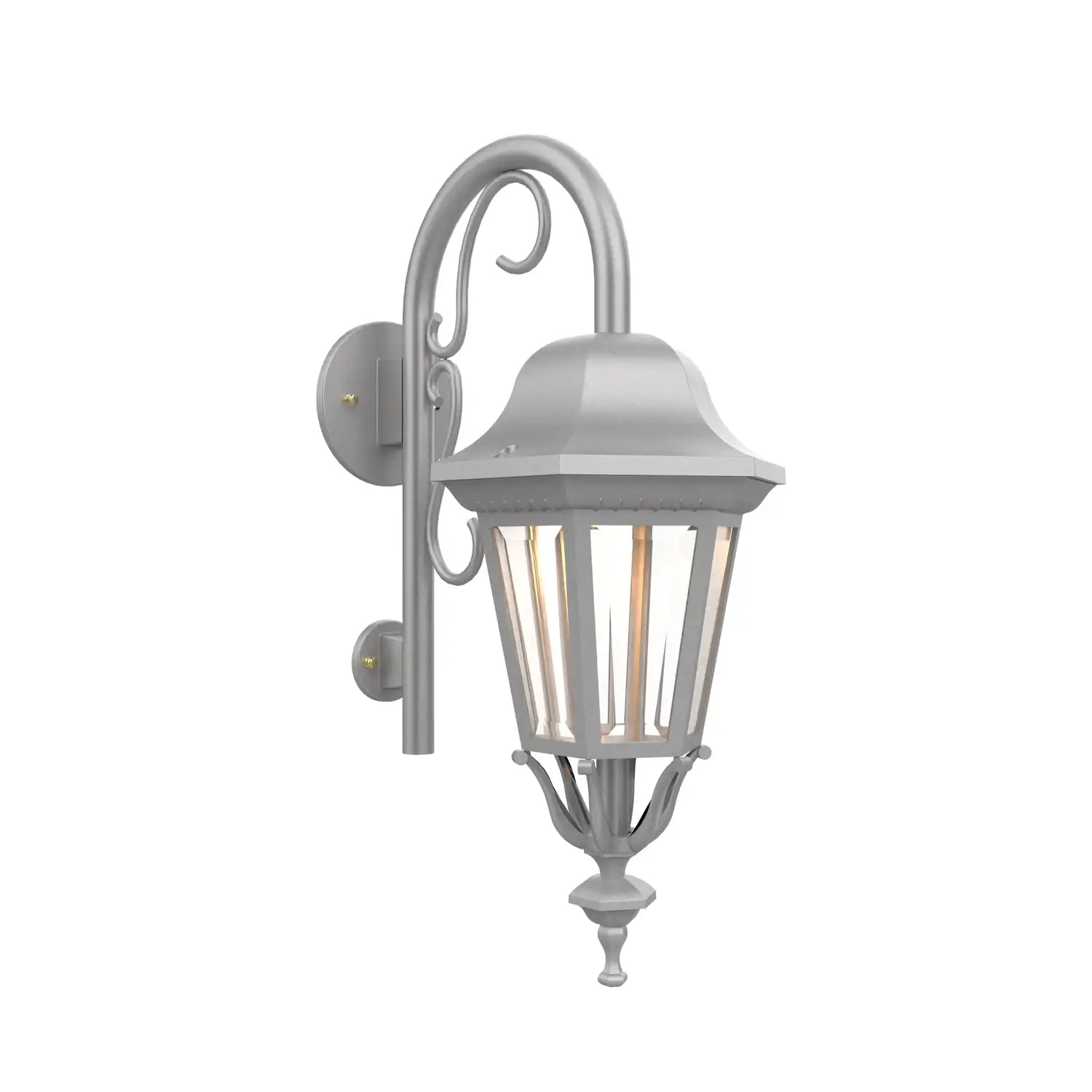 SNOC, FLORENCE - WALL MOUNT DOWN WITH CANE CLOSED BOTTOM SMALL SIZE 13798, OUTDOOR WALL LIGHTS
