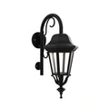 SNOC, FLORENCE - WALL MOUNT DOWN WITH CANE CLOSED BOTTOM SMALL SIZE 13798, OUTDOOR WALL LIGHTS