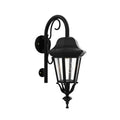 SNOC, FLORENCE - WALL MOUNT DOWN WITH CANE CLOSED BOTTOM SMALL SIZE 13798, OUTDOOR WALL LIGHTS