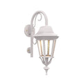 SNOC, FLORENCE - WALL MOUNT DOWN WITH CANE CLOSED BOTTOM SMALL SIZE 13798, OUTDOOR WALL LIGHTS