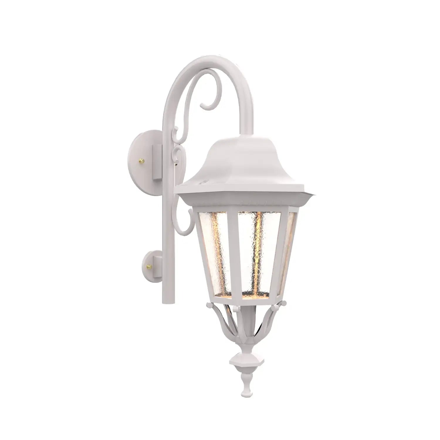 SNOC, FLORENCE - WALL MOUNT DOWN WITH CANE CLOSED BOTTOM SMALL SIZE 13798, OUTDOOR WALL LIGHTS