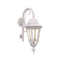 SNOC, FLORENCE - WALL MOUNT DOWN WITH CANE CLOSED BOTTOM SMALL SIZE 13798, OUTDOOR WALL LIGHTS