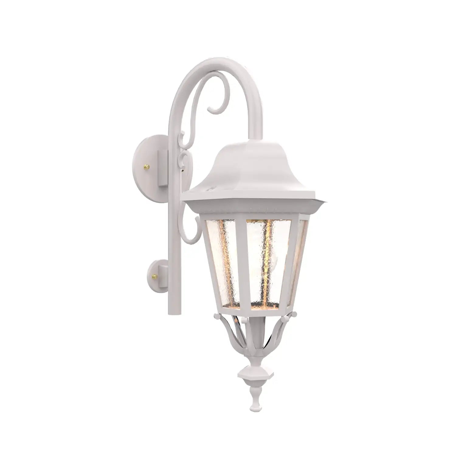 SNOC, FLORENCE - WALL MOUNT DOWN WITH CANE CLOSED BOTTOM SMALL SIZE 13798, OUTDOOR WALL LIGHTS