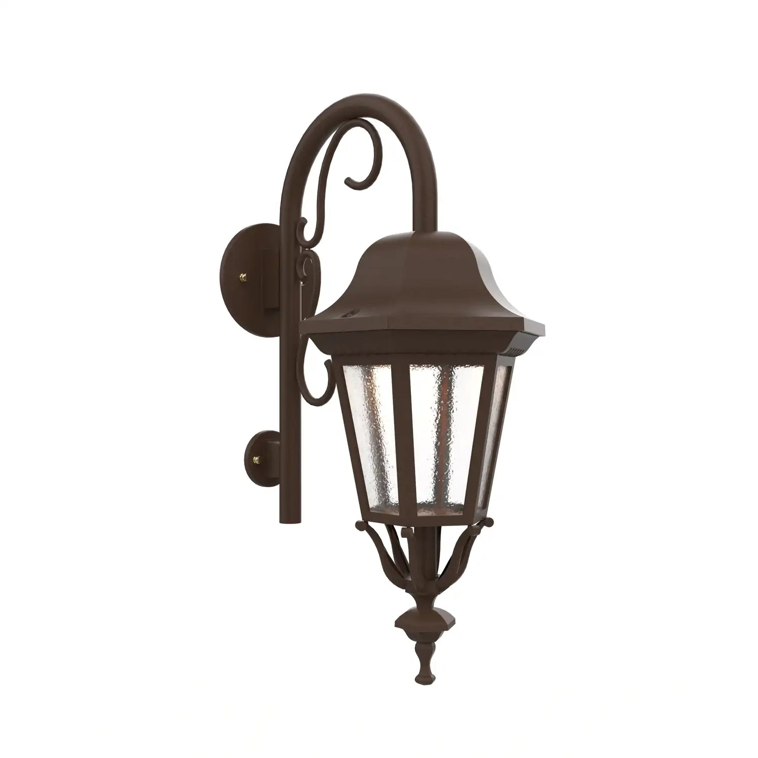 SNOC, FLORENCE - WALL MOUNT DOWN WITH CANE CLOSED BOTTOM SMALL SIZE 13798, OUTDOOR WALL LIGHTS