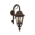 SNOC, FLORENCE - WALL MOUNT DOWN WITH CANE CLOSED BOTTOM SMALL SIZE 13798, OUTDOOR WALL LIGHTS