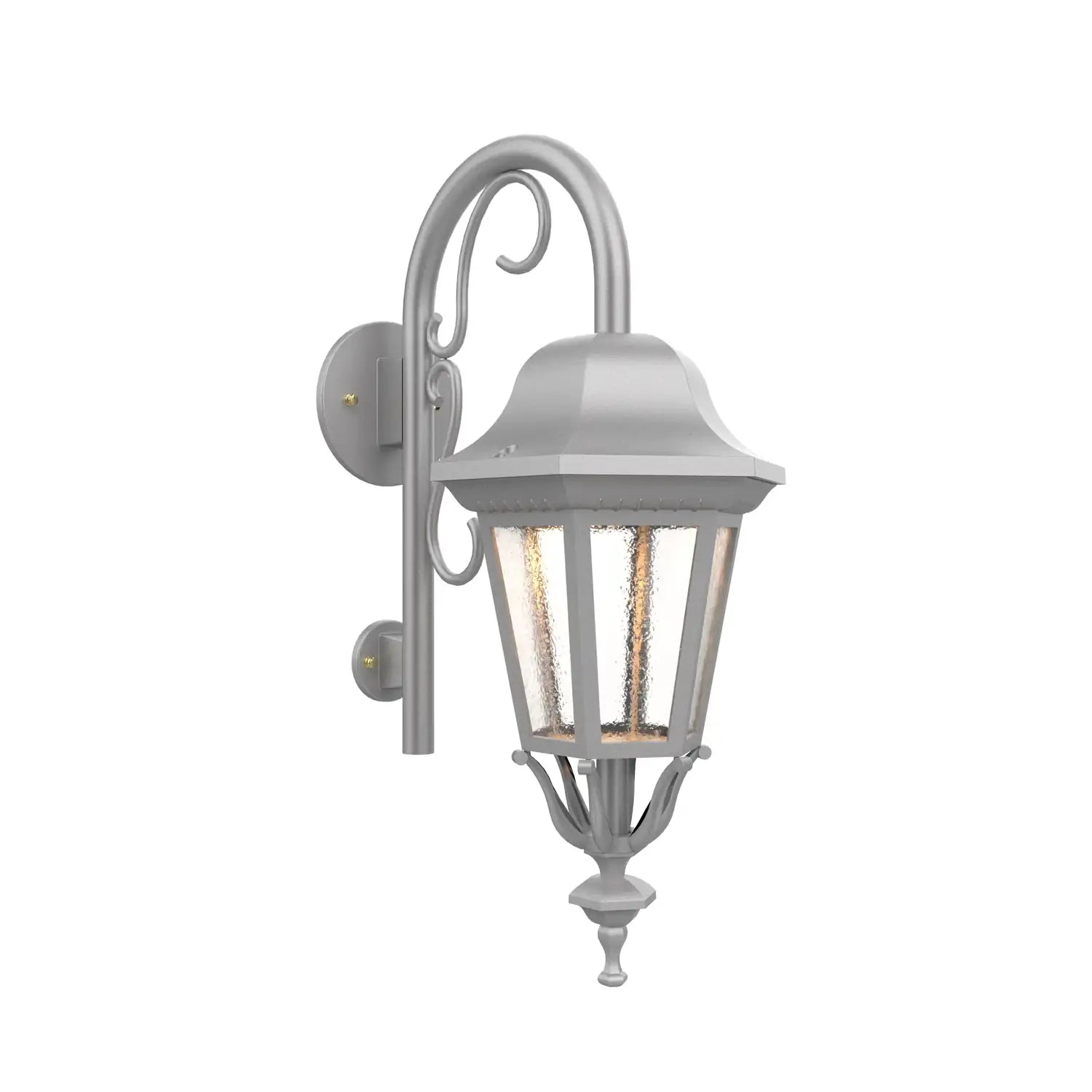 SNOC, FLORENCE - WALL MOUNT DOWN WITH CANE CLOSED BOTTOM SMALL SIZE 13798, OUTDOOR WALL LIGHTS