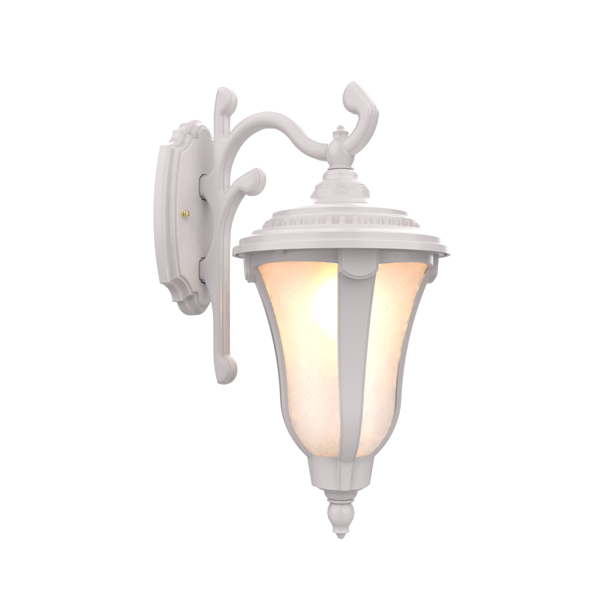 SNOC, MUNICH - WALL MOUNTED DECORATIVE ARM DOWN CLOSED BOTTOM SMALL FORMAT 14283, OUTDOOR WALL LIGHTS