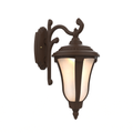 SNOC, MUNICH - WALL MOUNTED DECORATIVE ARM DOWN CLOSED BOTTOM SMALL FORMAT 14283, OUTDOOR WALL LIGHTS