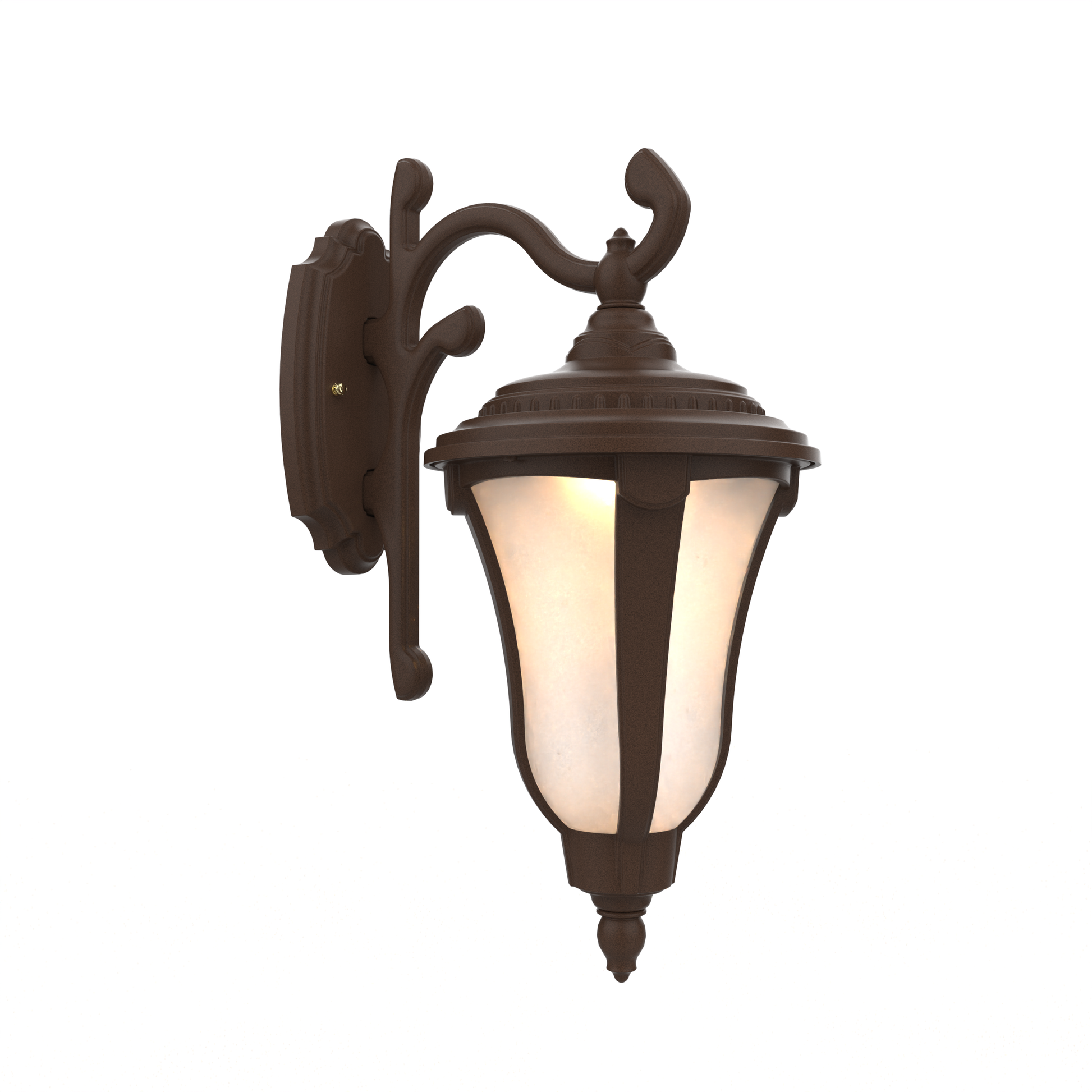 SNOC, MUNICH - WALL MOUNTED DECORATIVE ARM DOWN CLOSED BOTTOM SMALL FORMAT 14283, OUTDOOR WALL LIGHTS