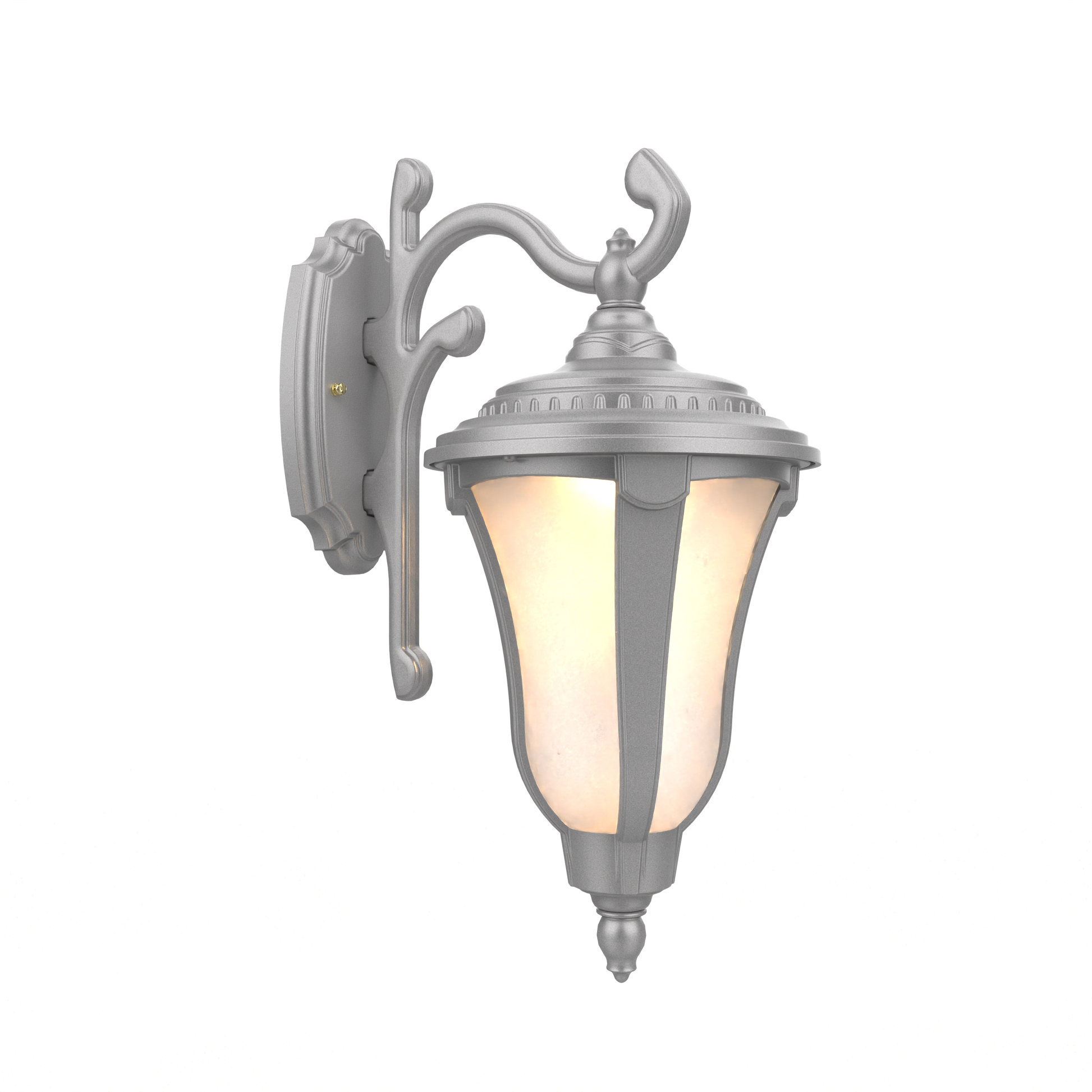 SNOC, MUNICH - WALL MOUNTED DECORATIVE ARM DOWN CLOSED BOTTOM SMALL FORMAT 14283, OUTDOOR WALL LIGHTS