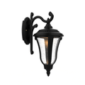 SNOC, MUNICH - WALL MOUNTED DECORATIVE ARM DOWN CLOSED BOTTOM SMALL FORMAT 14283, OUTDOOR WALL LIGHTS