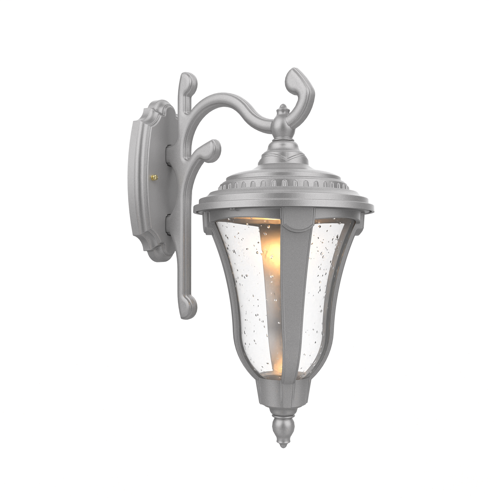 SNOC, MUNICH - WALL MOUNTED DECORATIVE ARM DOWN CLOSED BOTTOM SMALL FORMAT 14283, OUTDOOR WALL LIGHTS