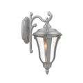 SNOC, MUNICH - WALL MOUNTED DECORATIVE ARM DOWN CLOSED BOTTOM SMALL FORMAT 14283, OUTDOOR WALL LIGHTS