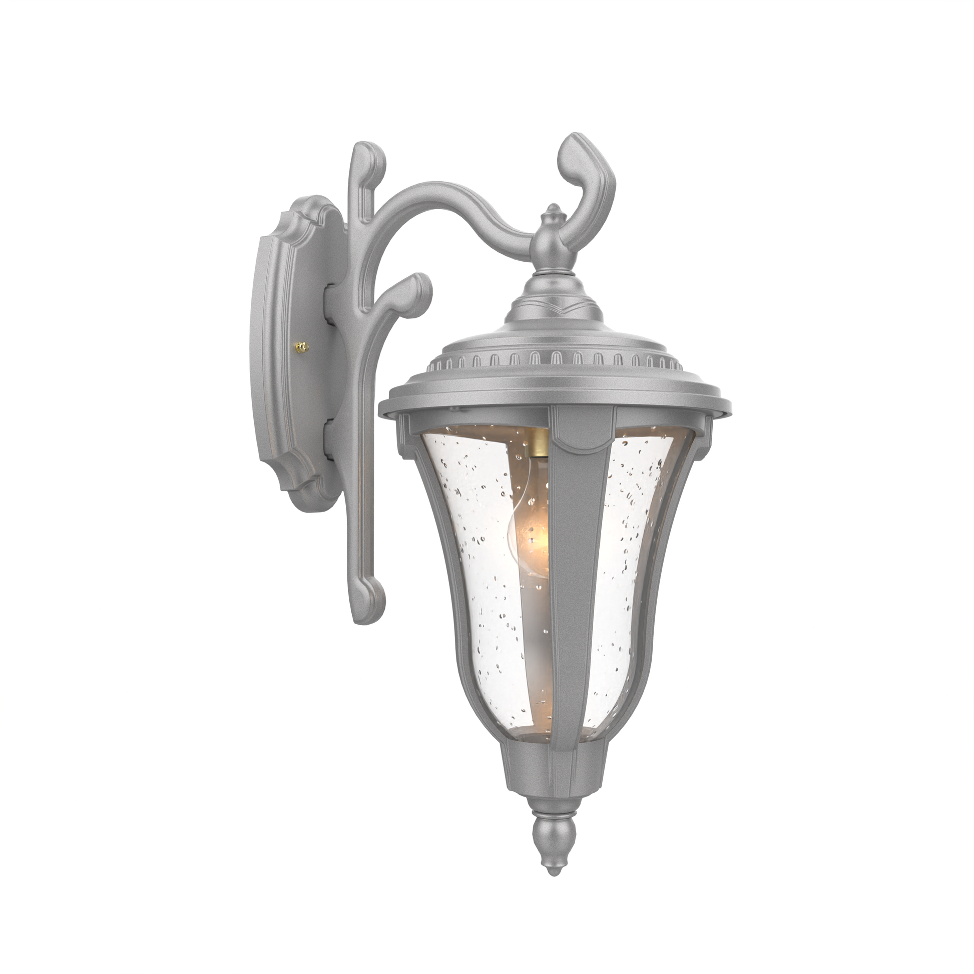 SNOC, MUNICH - WALL MOUNTED DECORATIVE ARM DOWN CLOSED BOTTOM SMALL FORMAT 14283, OUTDOOR WALL LIGHTS