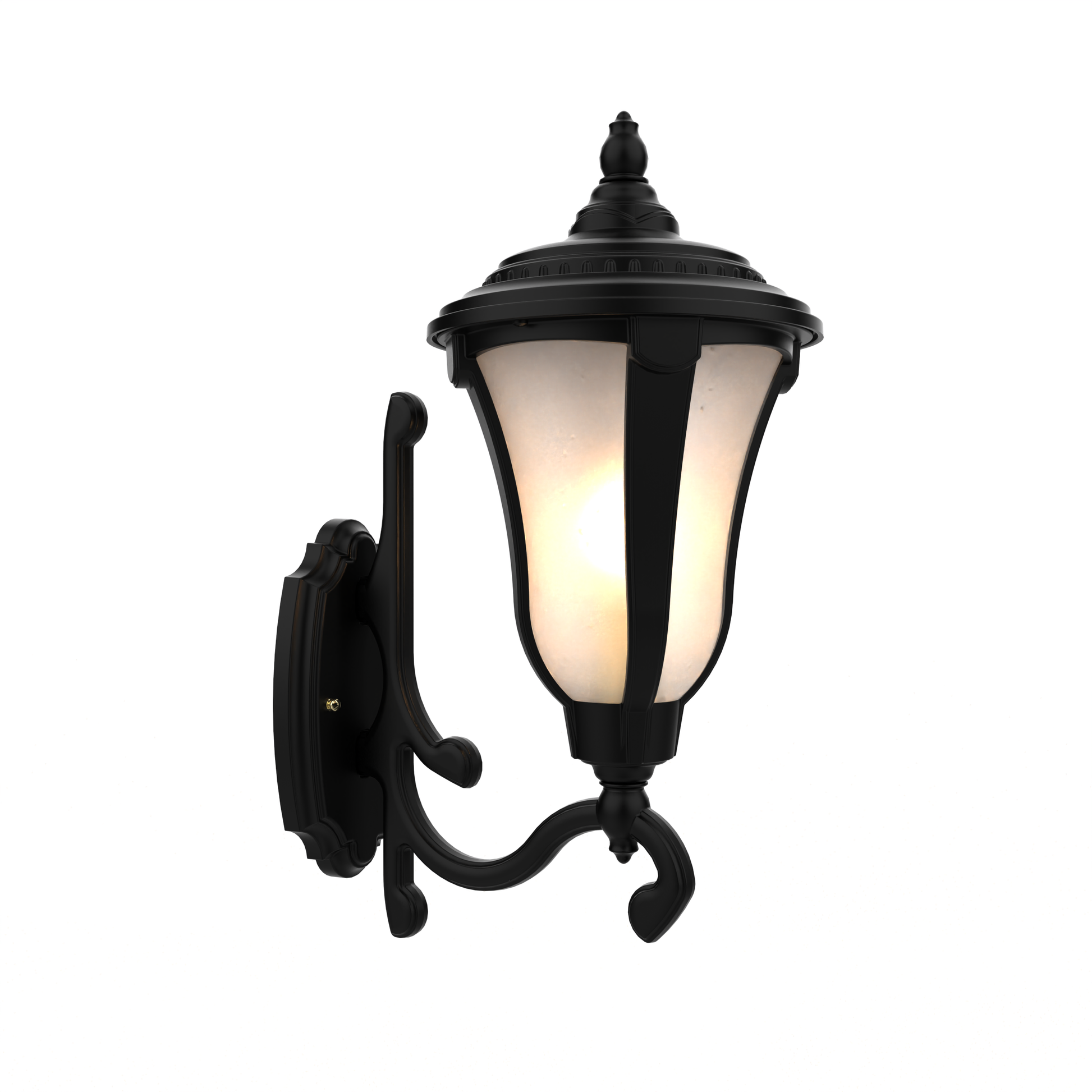 SNOC, MUNICH - WALL MOUNT DECORATIVE ARM UP SMALL 14287, OUTDOOR WALL LIGHTS