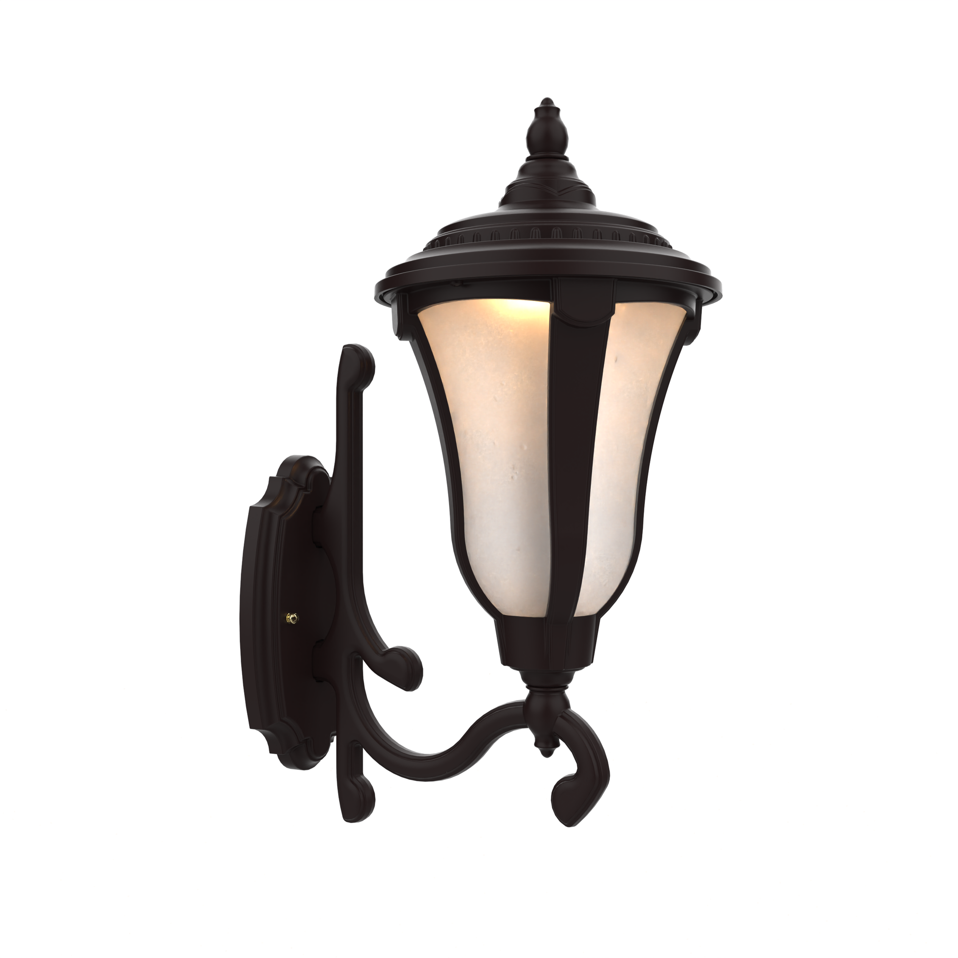 SNOC, MUNICH - WALL MOUNT DECORATIVE ARM UP SMALL 14287, OUTDOOR WALL LIGHTS
