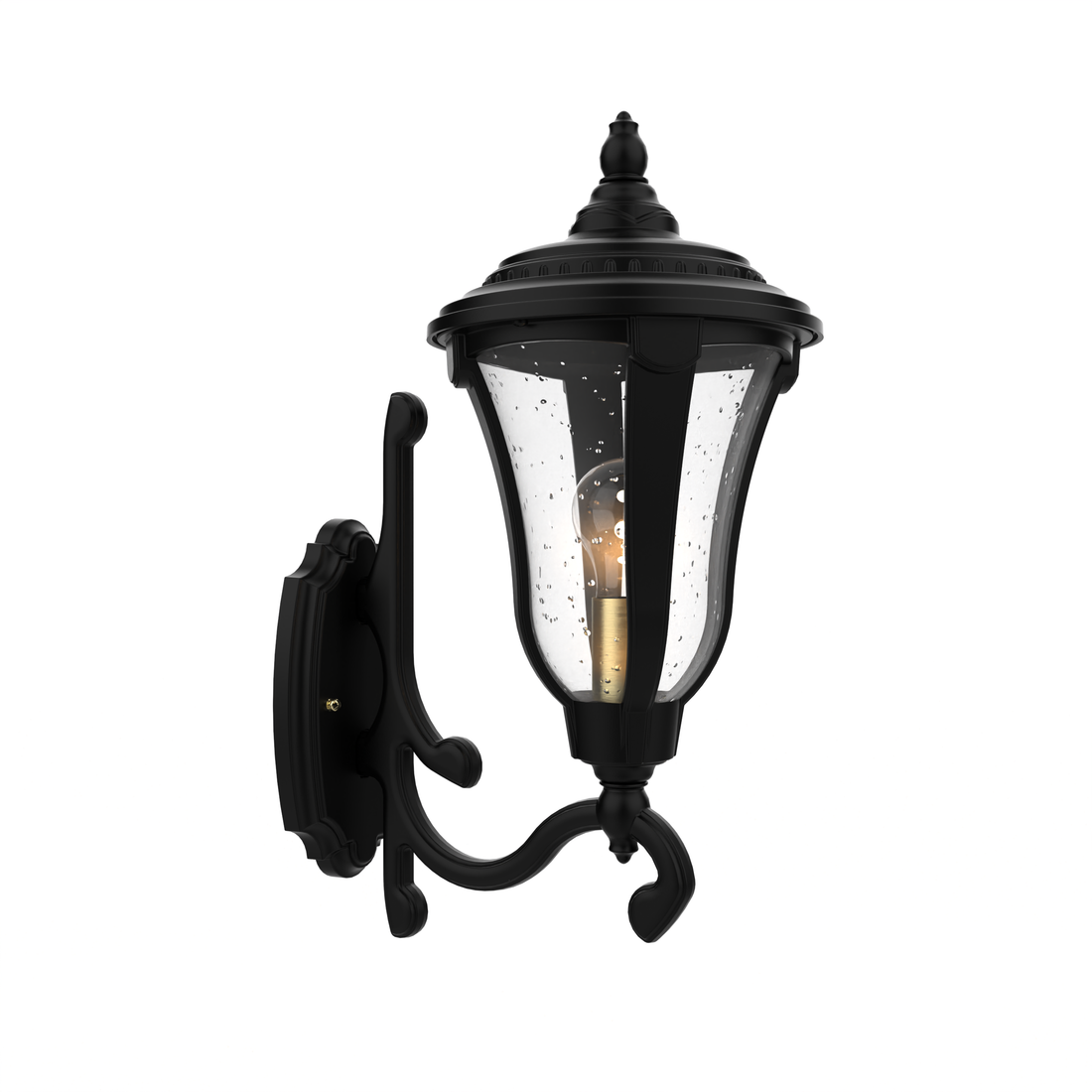 SNOC, MUNICH - WALL MOUNT DECORATIVE ARM UP SMALL 14287, OUTDOOR WALL LIGHTS