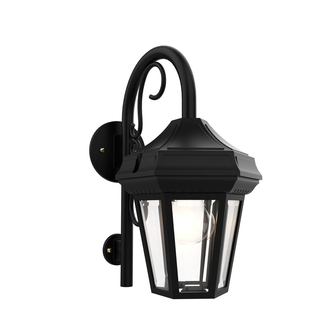 SNOC, OXFORD - WALL MOUNT DOWN WITH CANE OPEN BOTTOM SMALL 14893, OUTDOOR WALL LIGHTS
