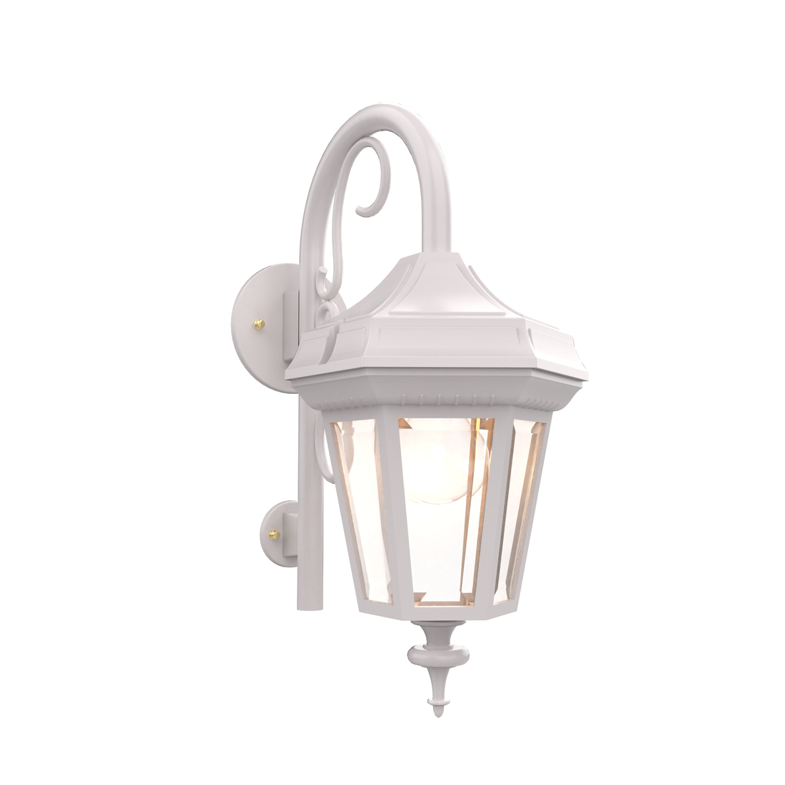 SNOC, OXFORD - WALL MOUNT DOWN WITH CANE CLOSED BOTTOM SMALL 14898, OUTDOOR WALL LIGHTS