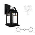 SNOC SERIE 65E - TWO-HEAD OPEN BOTTOM MOUNTING FOR SMALL POST 16501 2A - Post