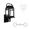 SNOC SERIE 65E - TWO-HEAD MOUNTING UP FOR SMALL POST 16502 2A - Post