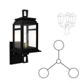 SNOC SERIE 65E - THREE-HEAD MOUNT UP FOR SMALL POST 16602 3A - Post