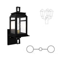 SNOC SERIE 65E - TWO-HEAD MOUNTING UP FOR SMALL POST 16602 2A - Post