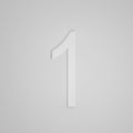 SNOC 12 INCH FLOATING ADDRESS NUMBERS 1711