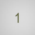 SNOC 6 INCH FLOATING ADDRESS NUMBERS [1711] 1711