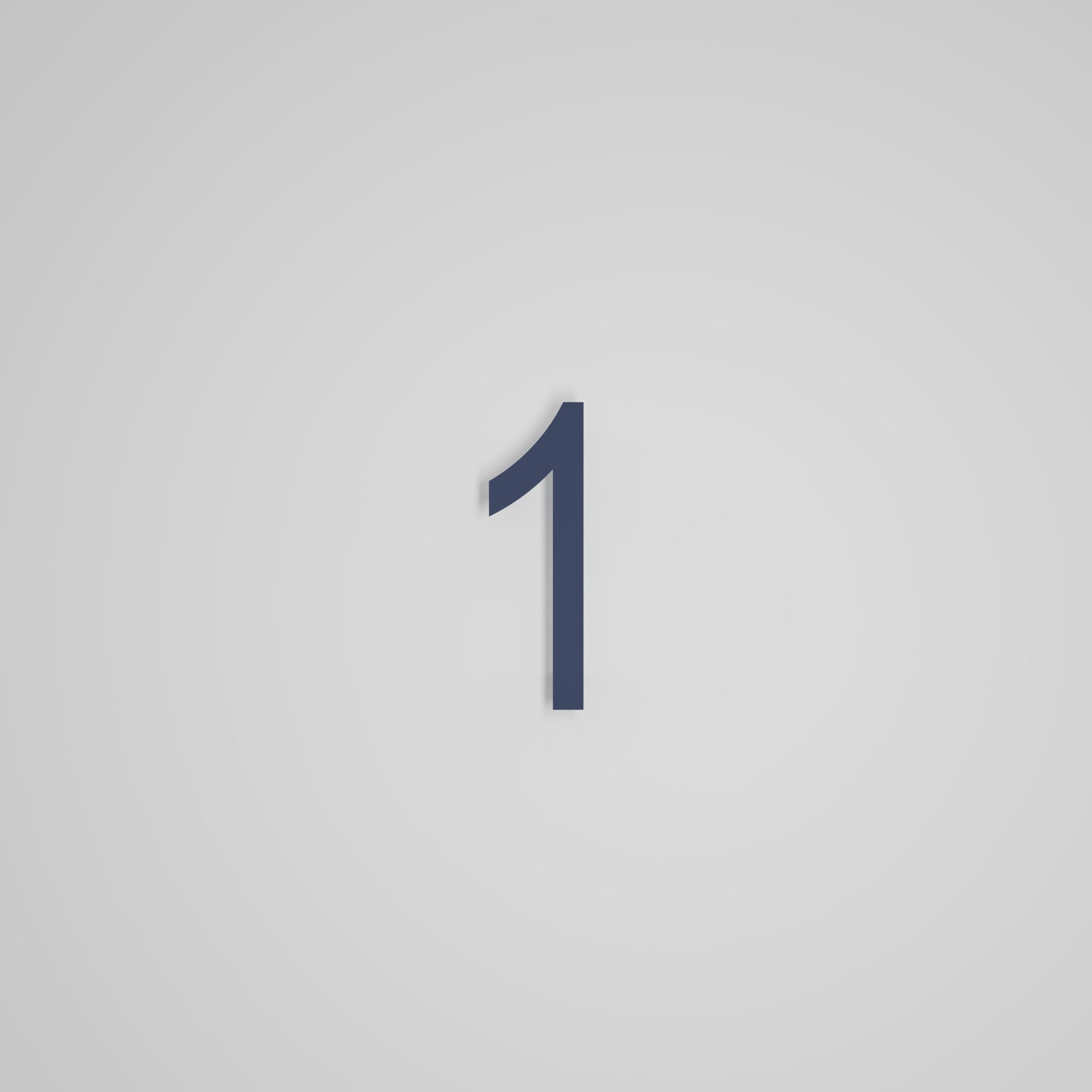 SNOC 6 INCH FLOATING ADDRESS NUMBERS [1711] 1711