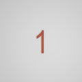 SNOC 6 INCH FLOATING ADDRESS NUMBERS [1711] 1711