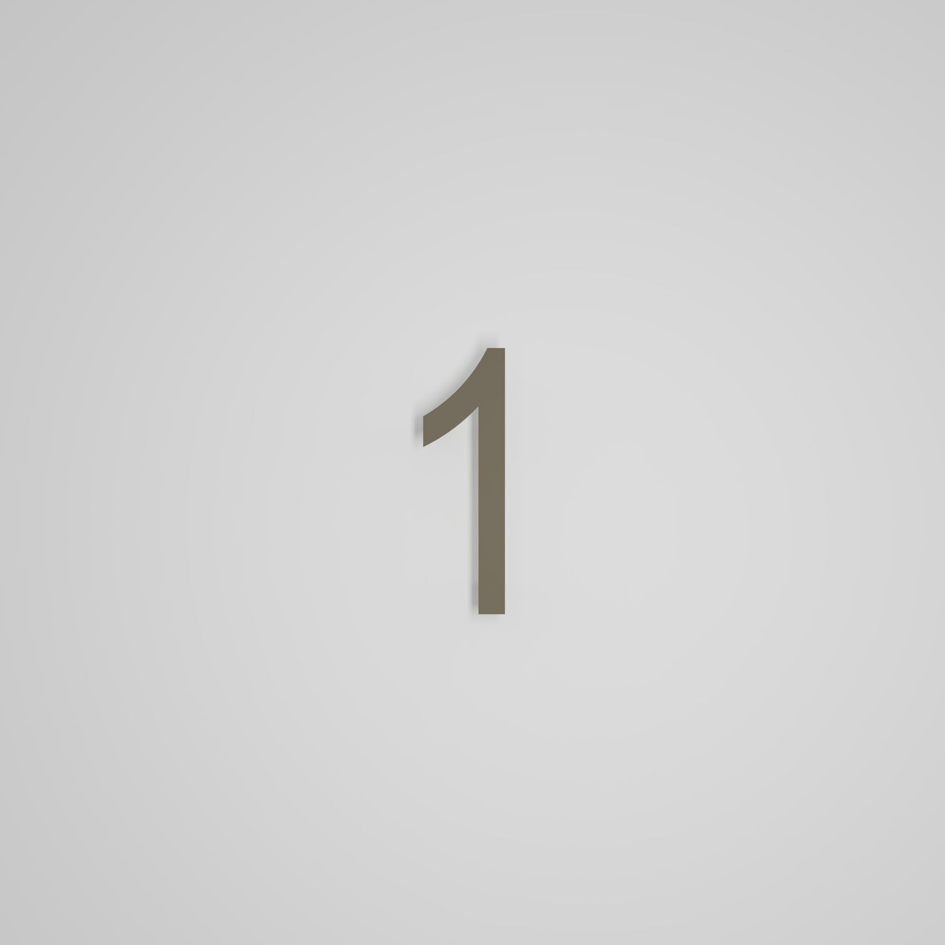 SNOC 6 INCH FLOATING ADDRESS NUMBERS [1711] 1711