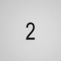 SNOC 6 INCH FLOATING ADDRESS NUMBERS [1711] 1711