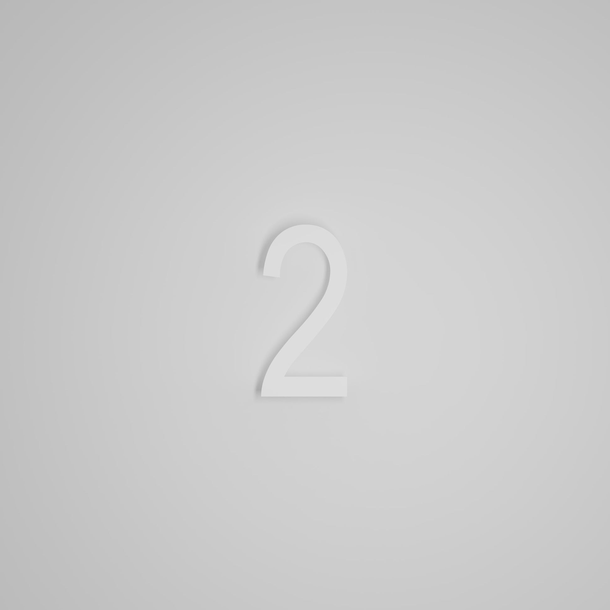 SNOC 6 INCH FLOATING ADDRESS NUMBERS [1711] 1711