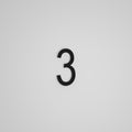 SNOC 6 INCH FLOATING ADDRESS NUMBERS [1711] 1711