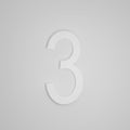 SNOC 12 INCH FLOATING ADDRESS NUMBERS 1711
