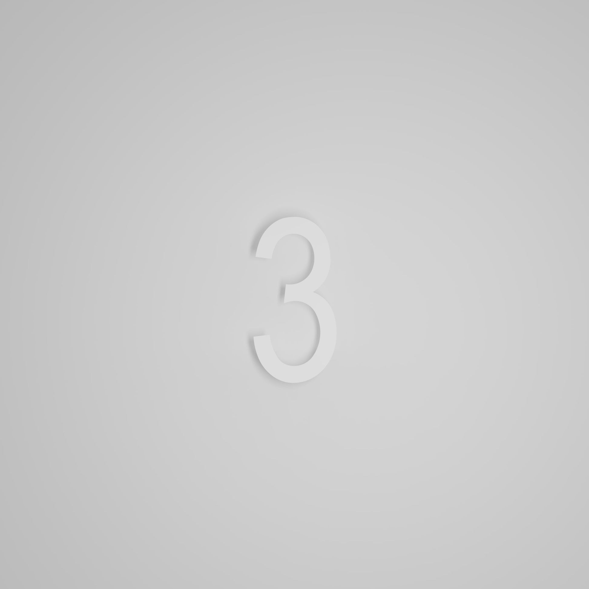 SNOC 6 INCH FLOATING ADDRESS NUMBERS [1711] 1711