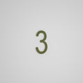 SNOC 6 INCH FLOATING ADDRESS NUMBERS [1711] 1711