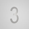 SNOC 12 INCH FLOATING ADDRESS NUMBERS 1711
