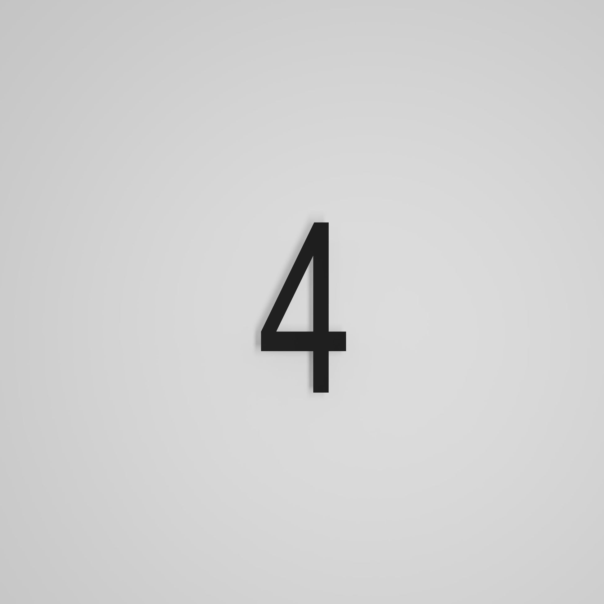 SNOC 6 INCH FLOATING ADDRESS NUMBERS [1711] 1711