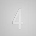 SNOC 12 INCH FLOATING ADDRESS NUMBERS 1711