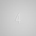 SNOC 6 INCH FLOATING ADDRESS NUMBERS [1711] 1711