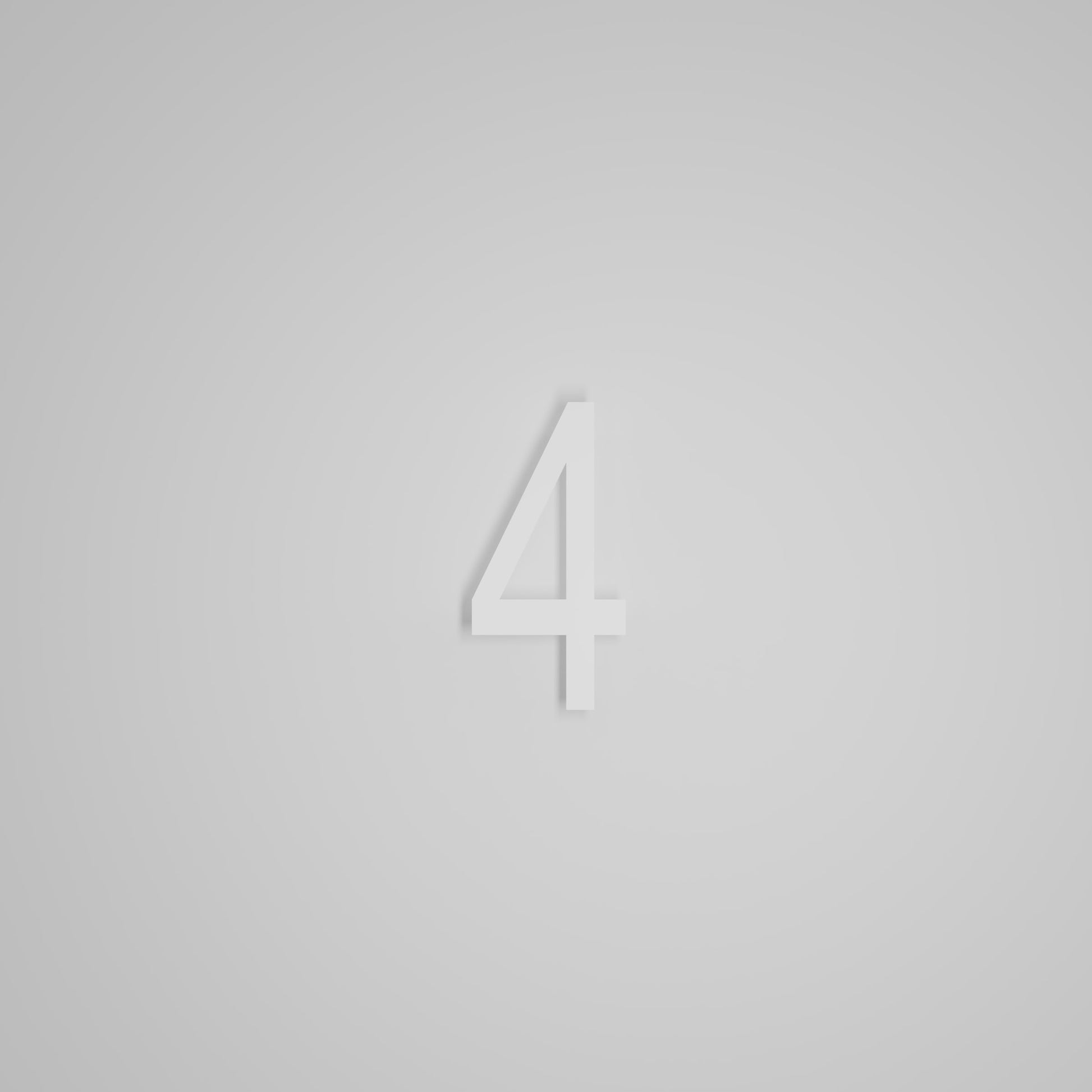 SNOC 6 INCH FLOATING ADDRESS NUMBERS [1711] 1711