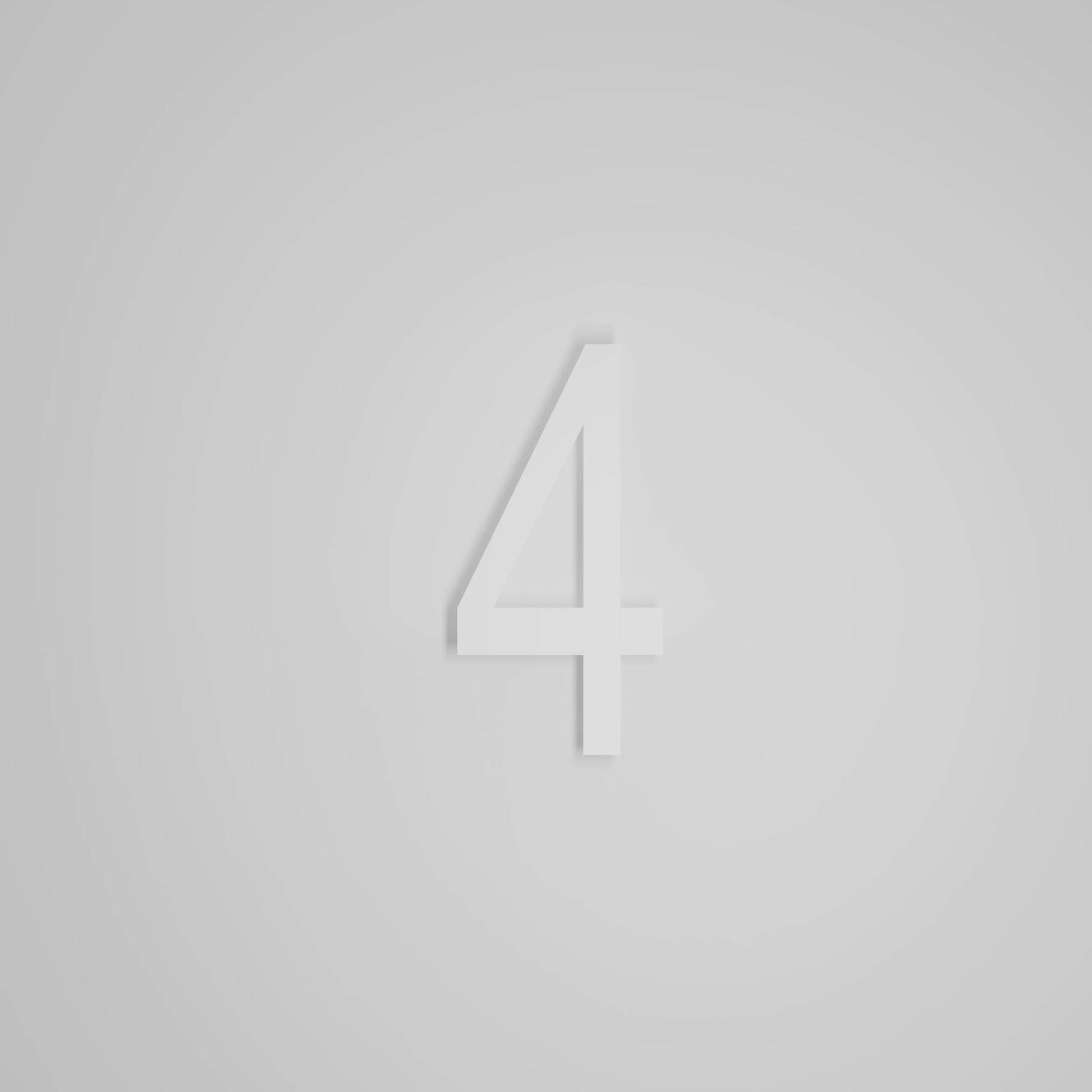 SNOC 8 INCH FLOATING ADDRESS NUMBERS 1711