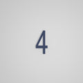SNOC 6 INCH FLOATING ADDRESS NUMBERS [1711] 1711