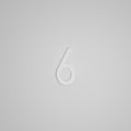 SNOC 6 INCH FLOATING ADDRESS NUMBERS [1711] 1711