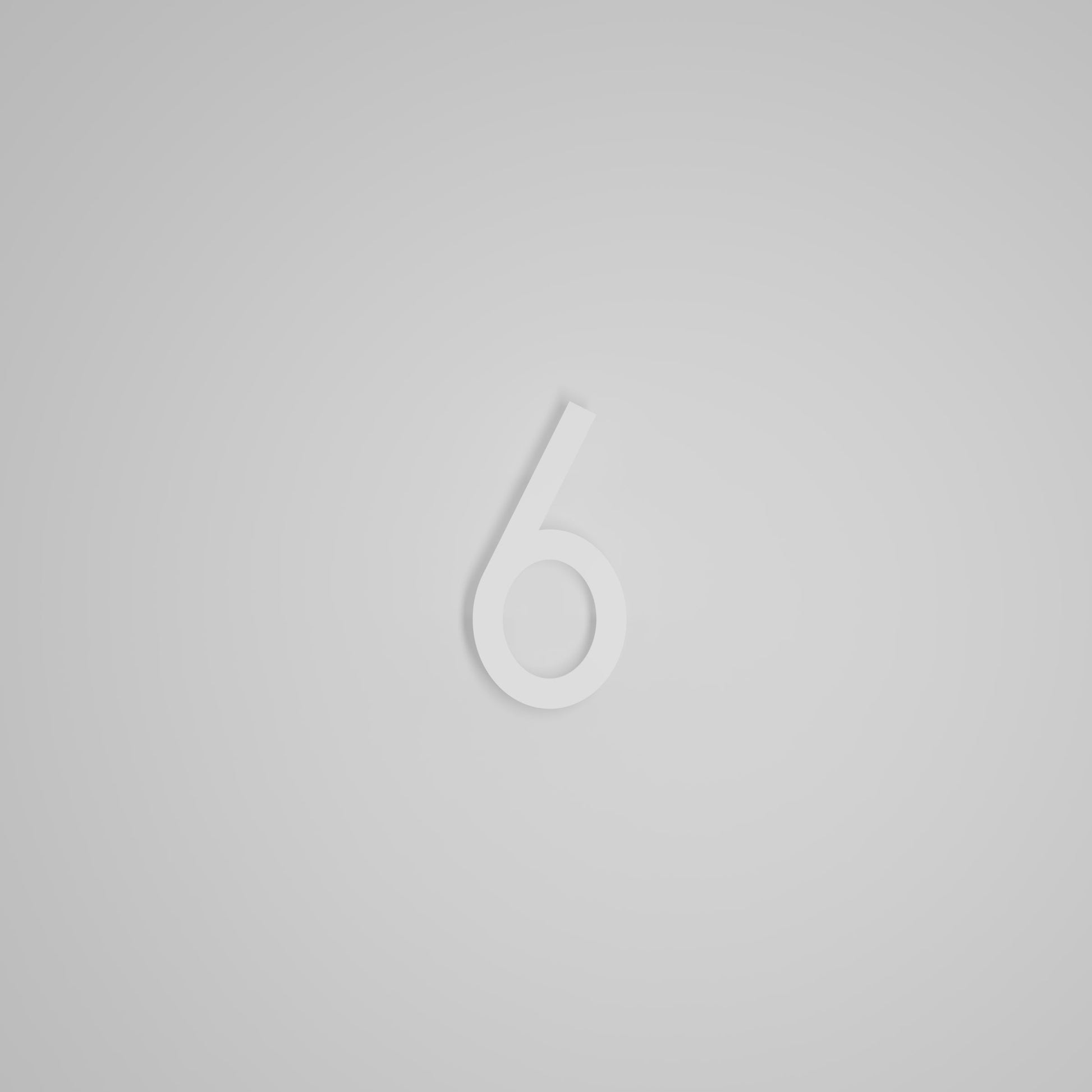 SNOC 6 INCH FLOATING ADDRESS NUMBERS [1711] 1711