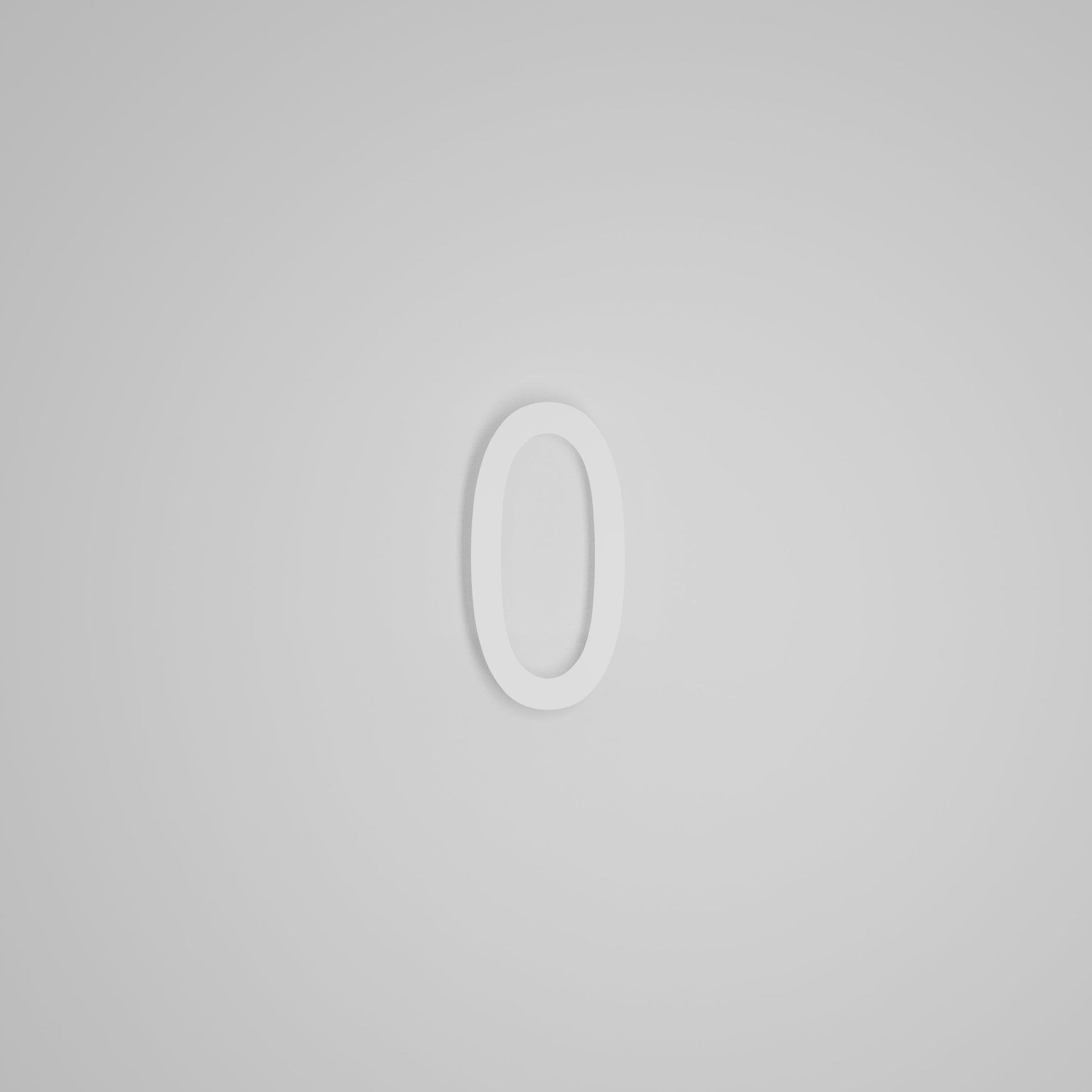 SNOC 6 INCH FLOATING ADDRESS NUMBERS [1711] 1711