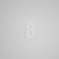 SNOC 6 INCH FLOATING ADDRESS NUMBERS [1711] 1711