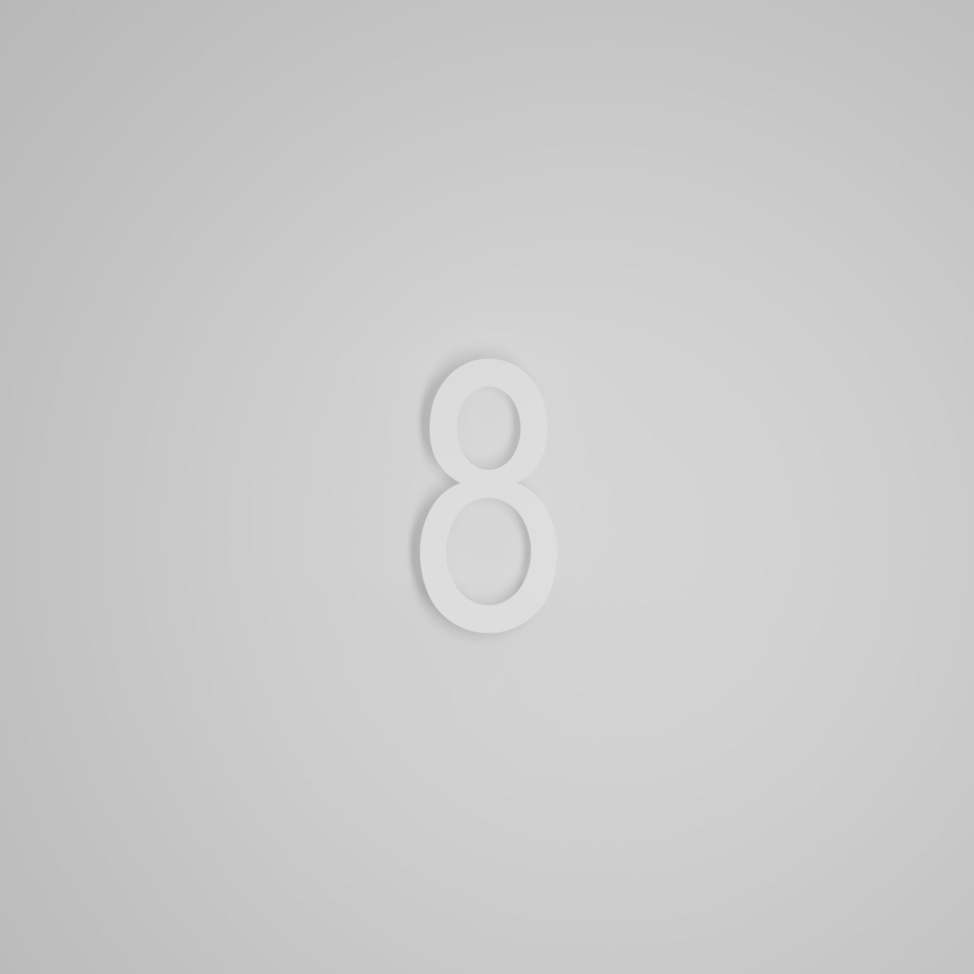SNOC 6 INCH FLOATING ADDRESS NUMBERS [1711] 1711